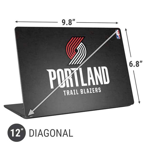 NBA Portland Trail Blazers Distressed Universal Laptop 12in (9.8 x 6.8in) Skin