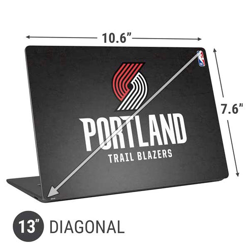 NBA Portland Trail Blazers Distressed Universal Laptop 13in (10.6 x 7.6in) Skin