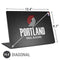 NBA Portland Trail Blazers Distressed Universal Laptop 16.6in (13.4 x 9.7in) Skin