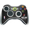 NBA Portland Trail Blazers Distressed Xbox 360 Wireless Controller Skin