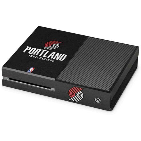 NBA Portland Trail Blazers Distressed Xbox One Console Skin