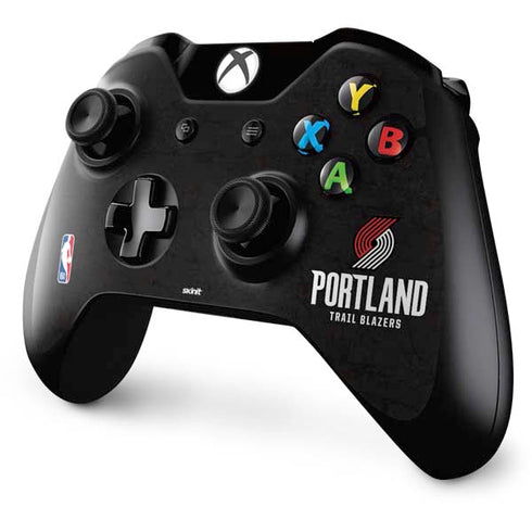 NBA Portland Trail Blazers Distressed Xbox One Controller Skin
