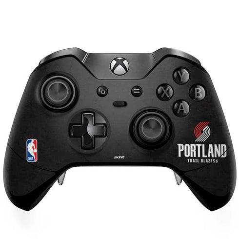 NBA Portland Trail Blazers Distressed Xbox One Elite Controller Skin