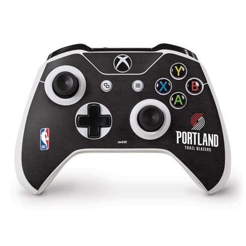 NBA Portland Trail Blazers Distressed Xbox One S Controller Skin