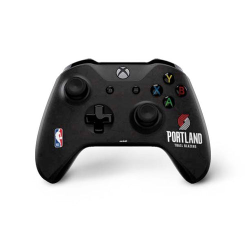 NBA Portland Trail Blazers Distressed Xbox One X Controller Skin