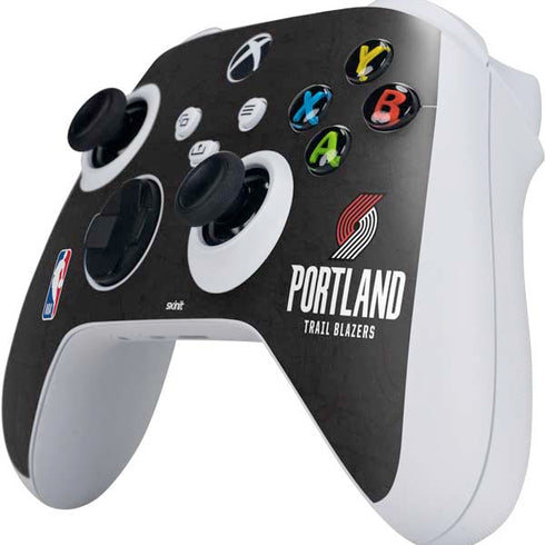 NBA Portland Trail Blazers Distressed Xbox Series S Controller Skin