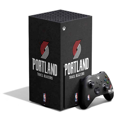 NBA Portland Trail Blazers Distressed Xbox Series X Bundle Skin