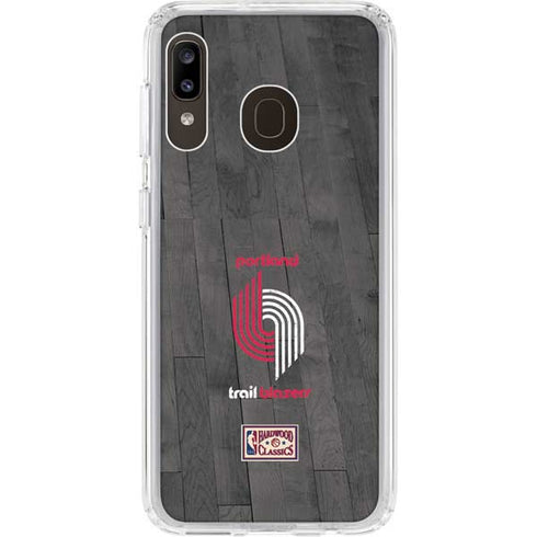 NBA Portland Trail Blazers Hardwood Classics Galaxy A20 Clear Case