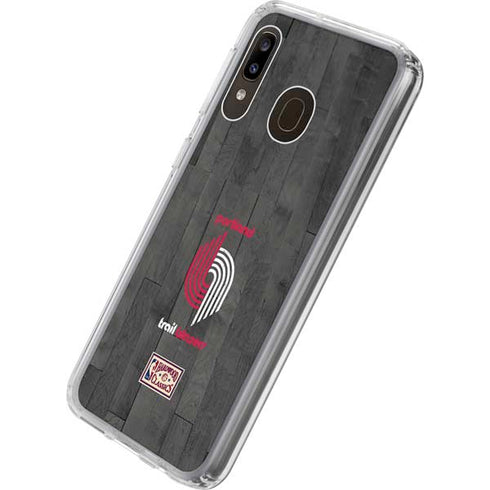 NBA Portland Trail Blazers Hardwood Classics Galaxy A20 Clear Case