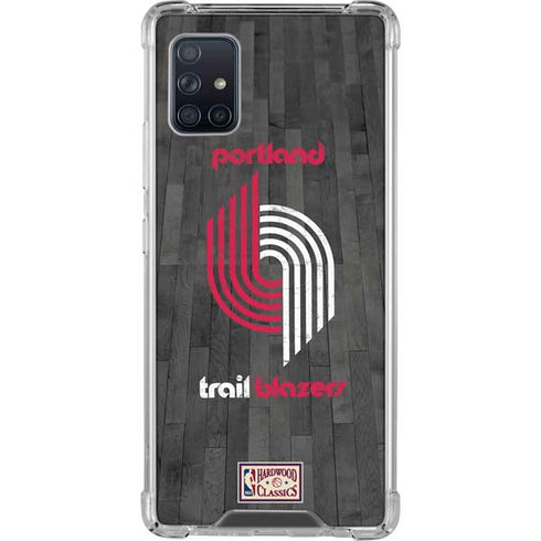 NBA Portland Trail Blazers Hardwood Classics Galaxy A51 5G Clear Case