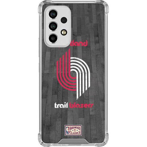 NBA Portland Trail Blazers Hardwood Classics Galaxy A53 5G Clear Case