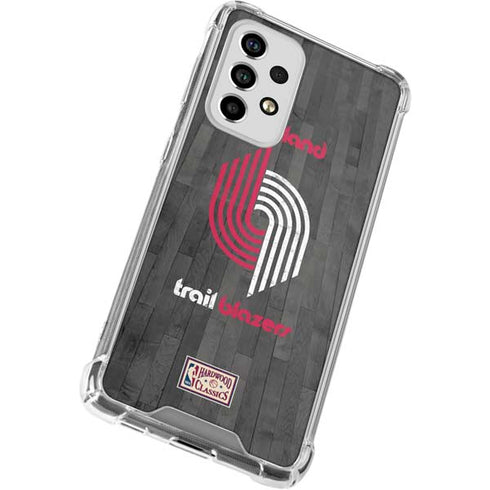 NBA Portland Trail Blazers Hardwood Classics Galaxy A53 5G Clear Case