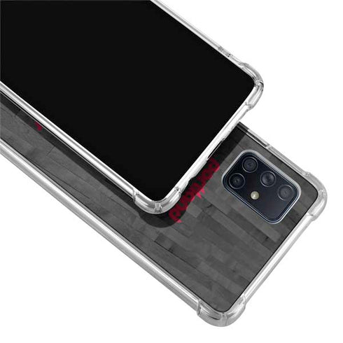 NBA Portland Trail Blazers Hardwood Classics Galaxy A71 5G Clear Case