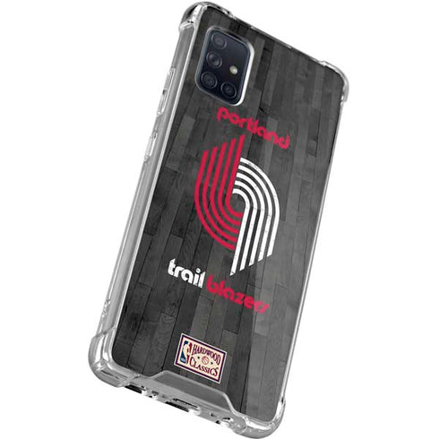 NBA Portland Trail Blazers Hardwood Classics Galaxy A71 5G Clear Case