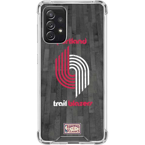 NBA Portland Trail Blazers Hardwood Classics Galaxy A72 5G Clear Case
