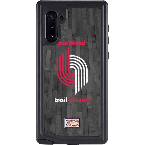 NBA Portland Trail Blazers Hardwood Classics Galaxy Note 10 Waterproof Case