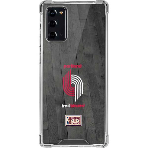 NBA Portland Trail Blazers Hardwood Classics Galaxy Note20 5G Clear Case