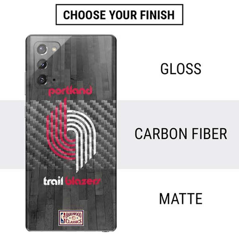 NBA Portland Trail Blazers Hardwood Classics Galaxy Note20 5G Skin
