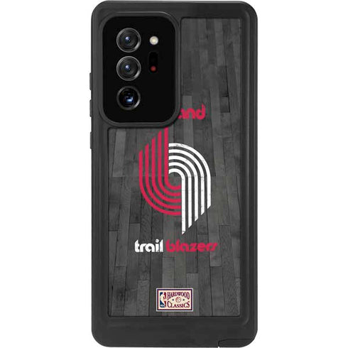 NBA Portland Trail Blazers Hardwood Classics Galaxy Note20 Ultra 5G Waterproof Case