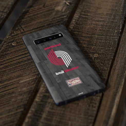 NBA Portland Trail Blazers Hardwood Classics Galaxy S10 Plus Skin