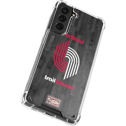 NBA Portland Trail Blazers Hardwood Classics Galaxy S21 5G Clear Case