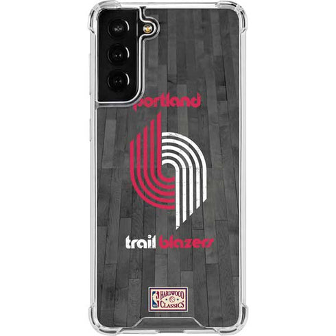 NBA Portland Trail Blazers Hardwood Classics Galaxy S21 FE Clear Case