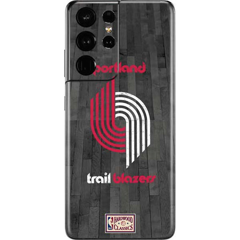 NBA Portland Trail Blazers Hardwood Classics Galaxy S21 Ultra 5G Skin