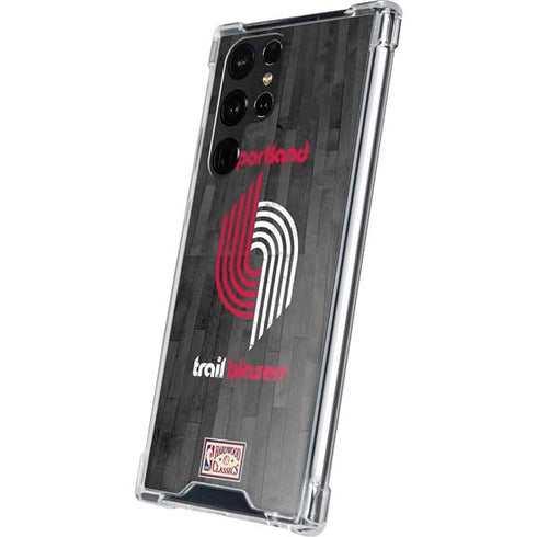 NBA Portland Trail Blazers Hardwood Classics Galaxy S22 Ultra Clear Case