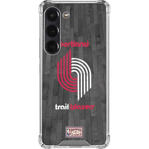 NBA Portland Trail Blazers Hardwood Classics Galaxy S23 Clear Case