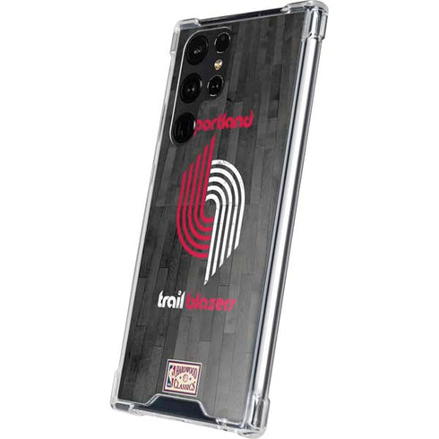 NBA Portland Trail Blazers Hardwood Classics Galaxy S24 Ultra Clear Case