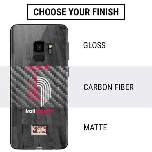 NBA Portland Trail Blazers Hardwood Classics Galaxy S9 Skin