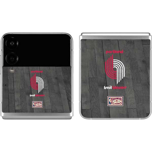 NBA Portland Trail Blazers Hardwood Classics Galaxy Z Flip4 5G Skin