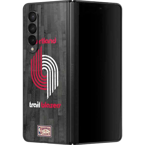 NBA Portland Trail Blazers Hardwood Classics Galaxy Z Fold3 5G Skin