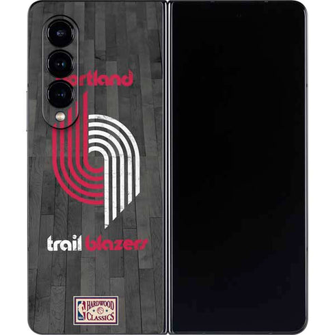 NBA Portland Trail Blazers Hardwood Classics Galaxy Z Fold4 5G Skin