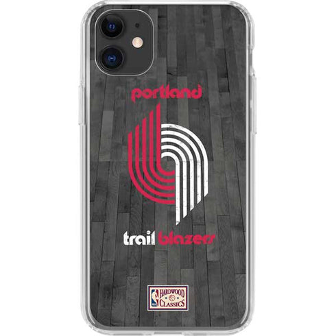 NBA Portland Trail Blazers Hardwood Classics iPhone 11 Clear Case