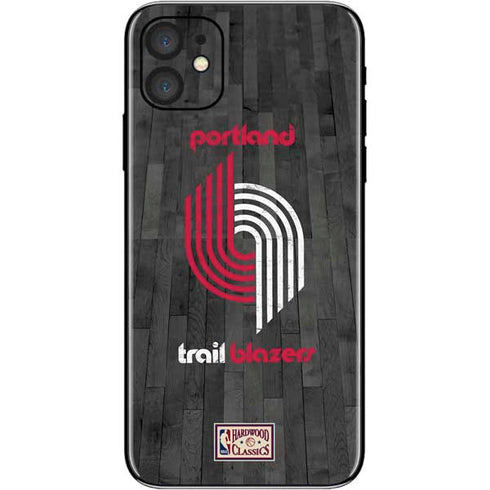 NBA Portland Trail Blazers Hardwood Classics iPhone 11 Skin