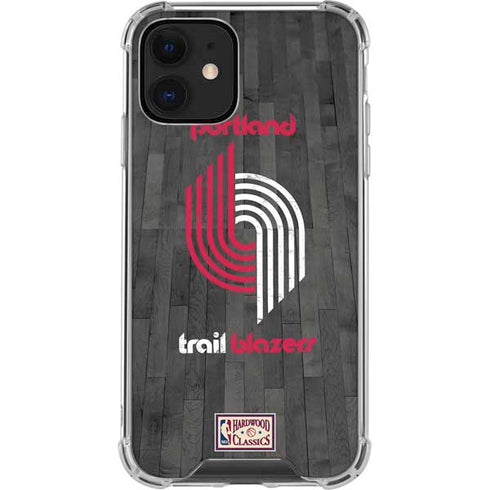 NBA Portland Trail Blazers Hardwood Classics iPhone 12 Clear Case