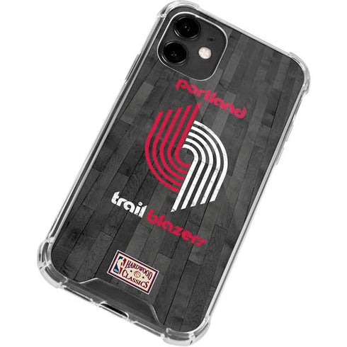 NBA Portland Trail Blazers Hardwood Classics iPhone 12 Clear Case