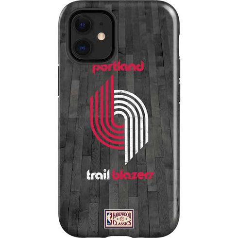 NBA Portland Trail Blazers Hardwood Classics iPhone 12 Mini Impact Case