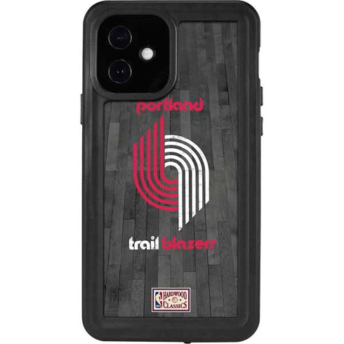 NBA Portland Trail Blazers Hardwood Classics iPhone 12 Waterproof Case