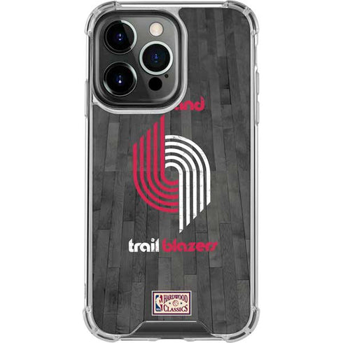 NBA Portland Trail Blazers Hardwood Classics iPhone 13 Pro Clear Case