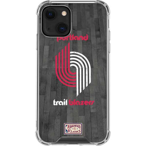 NBA Portland Trail Blazers Hardwood Classics iPhone 14 Clear Case