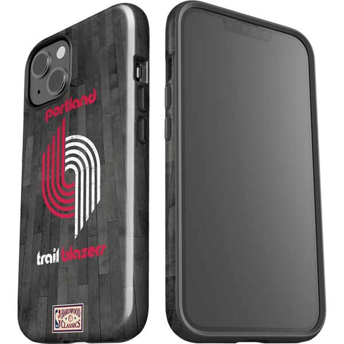 NBA Portland Trail Blazers Hardwood Classics iPhone 15 Plus Impact Case
