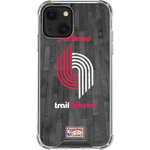 NBA Portland Trail Blazers Hardwood Classics iPhone 14 Plus Clear Case