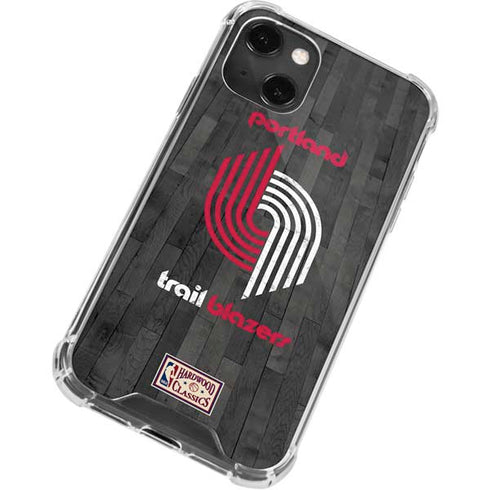 NBA Portland Trail Blazers Hardwood Classics iPhone 15 Plus Clear Case