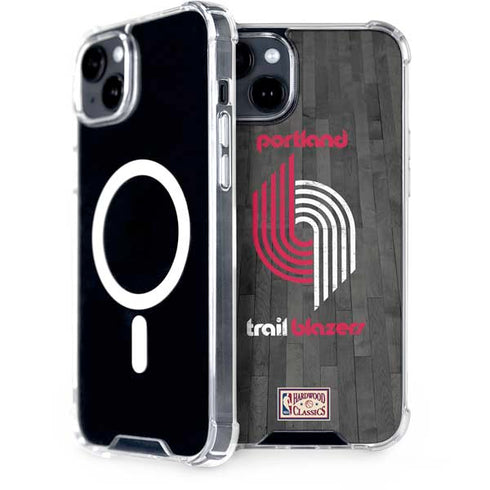 NBA Portland Trail Blazers Hardwood Classics iPhone 15 Plus MagSafe Case