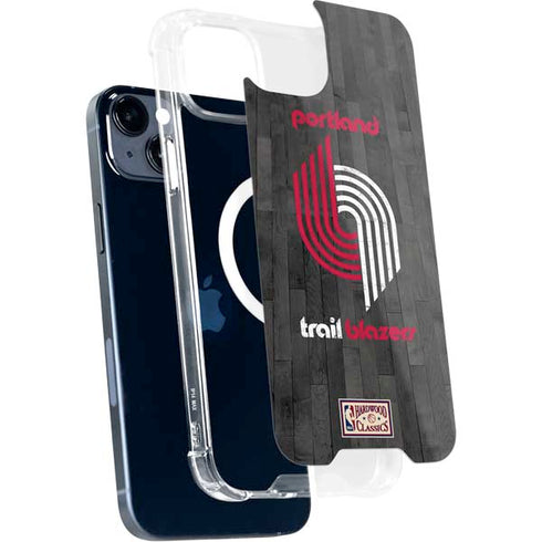 NBA Portland Trail Blazers Hardwood Classics iPhone 15 Plus MagSafe Case