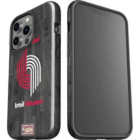 NBA Portland Trail Blazers Hardwood Classics iPhone 14 Pro Impact Case