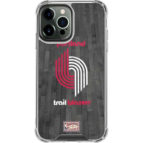 NBA Portland Trail Blazers Hardwood Classics iPhone 14 Pro Max Clear Case