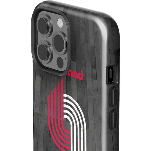 NBA Portland Trail Blazers Hardwood Classics iPhone 15 Pro Max Impact Case